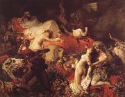 Eugene Delacroix Sardanapalus-dod china oil painting artist